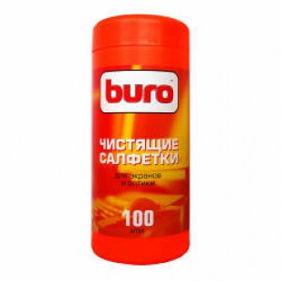 Салфетки чист. для экранов и оптики 100шт BURO (BU-Tscreen)