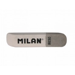 Ластик Milan мягкий скошенный двухцветный, из каучука, размер 65х15х7мм