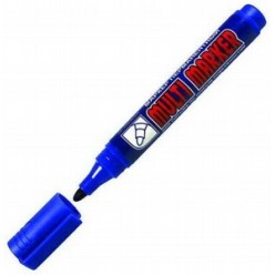 Маркер перманентный Crown Multi marker, 3,0мм, синий
