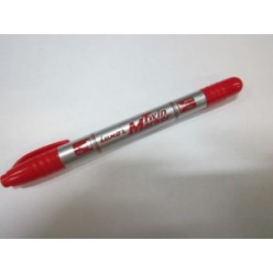 Маркер перманентный Luxor 150, двусторонний,  0,7-1,00 мм, красный