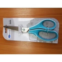Ножницы 170мм MC BASIR, ручки асиммет пластик, резин/вставки, цвет ассорти