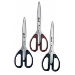 Ножницы 160мм KW-triо, ручки симмет метал, пластик вставки (JD01-16)
