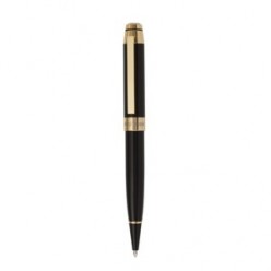 Ручка шариковая CERRUTI, корпус черный, 0.5мм футляр, стержень синий