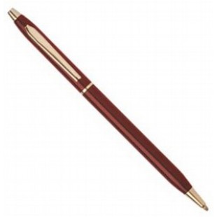 Ручка шариковая ErichKrause INCANTO NT-110, металлический поворотный корпус, красный