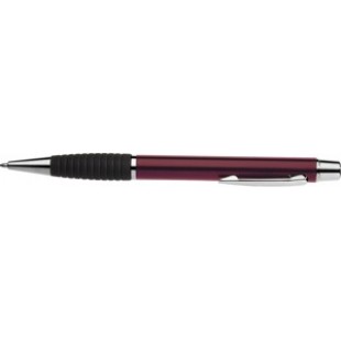Ручка шариковая ErichKrause AVANTAGE VN-230, металлический поворотный корпус, красный, резиновая нак