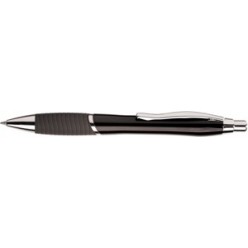 Ручка шариковая ErichKrause AVANTAGE VN-250, металлический корпус, черный, резиновая накладка, колпа