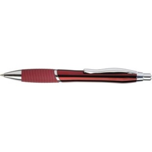 Ручка шариковая ErichKrause AVANTAGE VN-250, металлический корпус, красный, резиновая накладка, колп