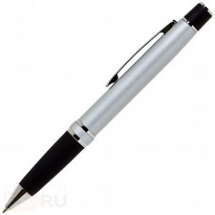 Ручка шариковая ErichKrause SIGNATURE SR-300, металлический поворотный корпус, серый, резиновая накл