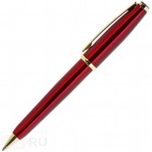 Ручка шариковая ErichKrause SIGNATURE SR-400, металлический поворотный корпус, красный в футляре