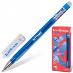 Ручка гел EK G-Tone, 0.5мм, корпус синий, метал/наконеч, колп/клип, СИНИЙ