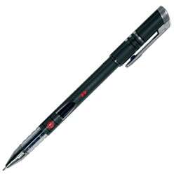 Ручка гел EK Megapolis, 0.5мм, корпус серый, метал/наконеч, колп/клип, ИГЛА ЧЕРНЫЙ