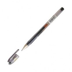 Ручка гел Pilot, 0.7мм, корпус тонир/черный, метал/наконеч, колп/клип, ЧЕРНЫЙ