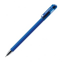 Ручка гел EK G-Soft, 0.38мм, корпус синий, метал/наконеч, колп/клип, ИГЛА СИНИЙ