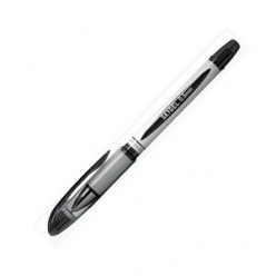 Ручка гел EK Skygel, 0.5мм, корпус бело/черный, метал/наконеч, колп/клип, ИГЛА ЧЕРНЫЙ