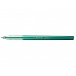Ручка шарик Stabilo Galaxy, 0.3мм, корпус зеленый/блестки, колп/клип, ЗЕЛЕНЫЙ
