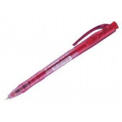 Ручка авт шарик Stabilo Liner, 0.3мм, корпус тонир/красный, клип, КРАСНЫЙ