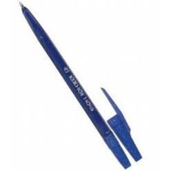 Ручка масл Стамм Южная ночь, 0.7мм, корпус синий/блестки, колп/клип, длина стержня 150мм, СИНИЙ СТ21