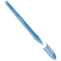 Ручка шарик Stabilo Performer, 0.38мм, корпус тонир/голубой, колп/клип, СИНИЙ