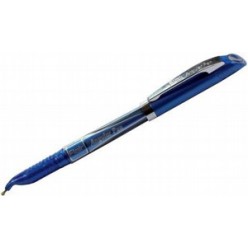 Ручка шарик Flair Angular, для левшей, 0.5мм, корпус синий, резин/наклад, колп/клип, СИНИЙ