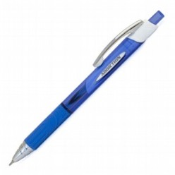 Ручка авт шарик Flair Addiction, 0.7мм, корпус синий, резин/наклад, метал/наконеч, метал/клип, СИНИЙ