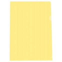 Уголок А4 1отд. 0,12мм, EK L-File желтый IPL3004-05 